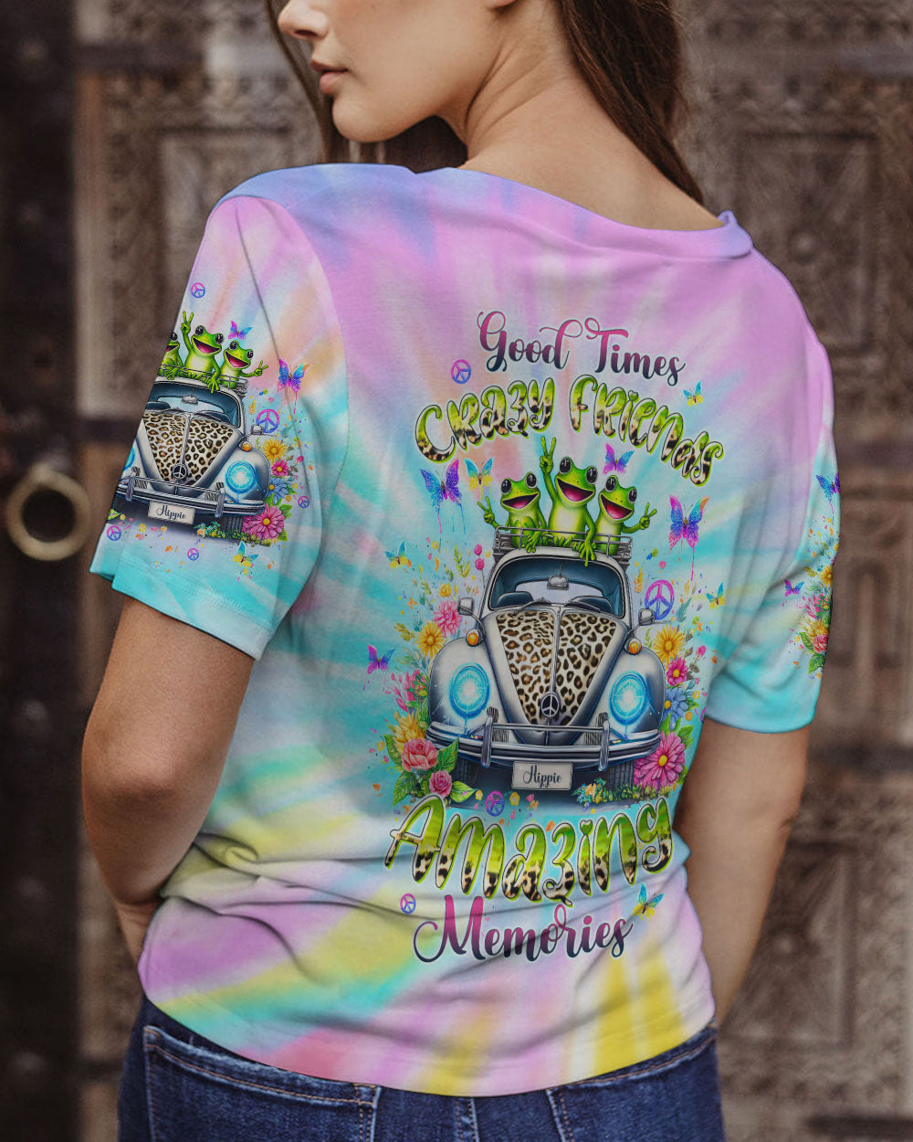 GOOD TIMES CRAZY FRIEND FROG ALL OVER PRINT - TLTW1505243