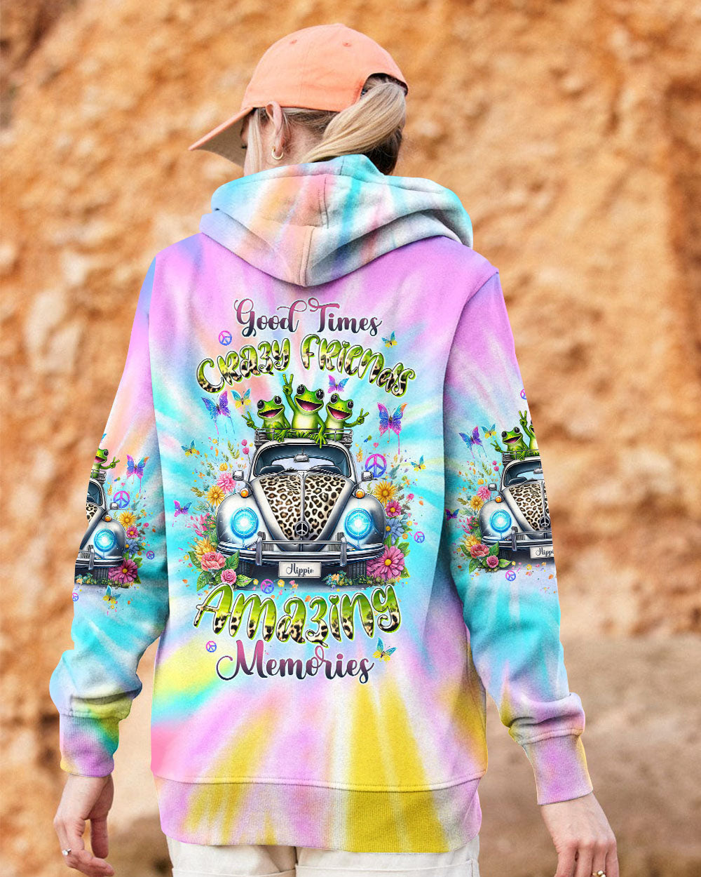 GOOD TIMES CRAZY FRIEND FROG ALL OVER PRINT - TLTW1505243