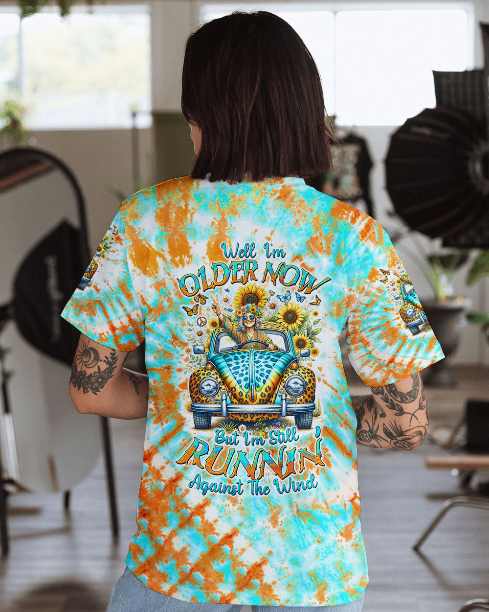 RUNNING AGAINST THE WIND LEOPARD CAR ALL OVER PRINT - TLTW1505244