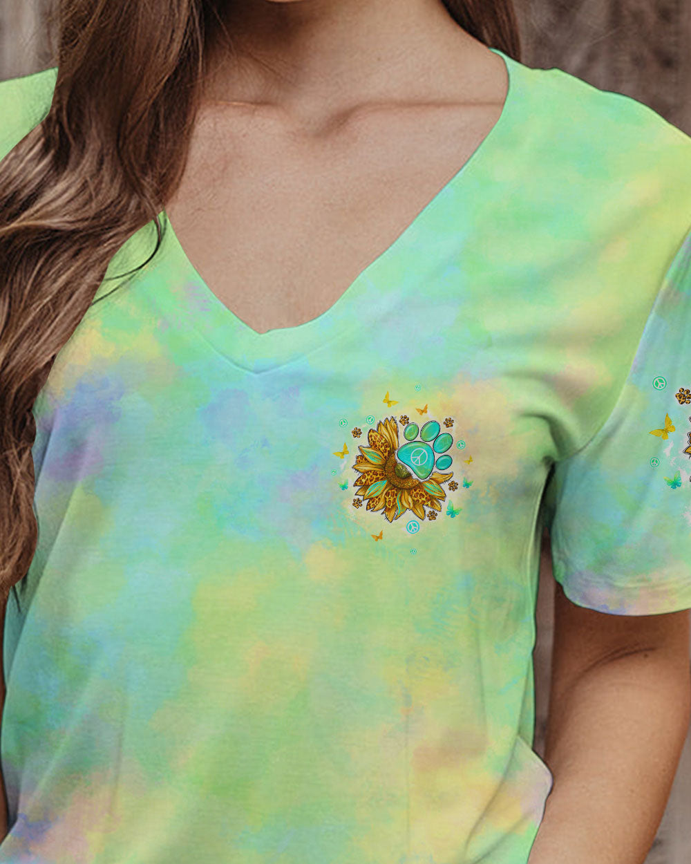 LIFE IS BETTER WITH DOGS SUNFLOWER ALL OVER PRINT - TLTW1506244