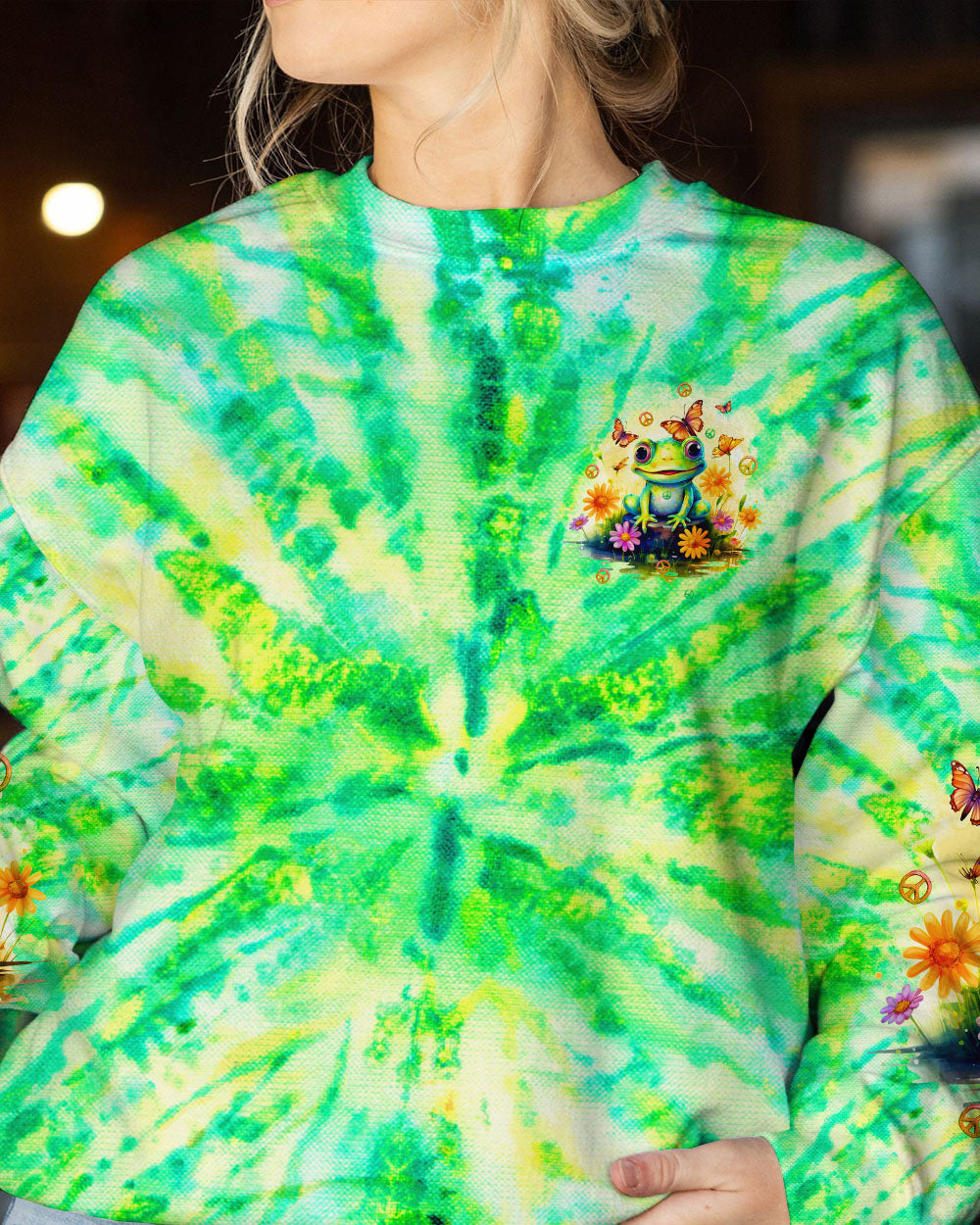 YOU DON'T HAVE TO BE ANYTHING FROG ALL OVER PRINT - TLTW1512232