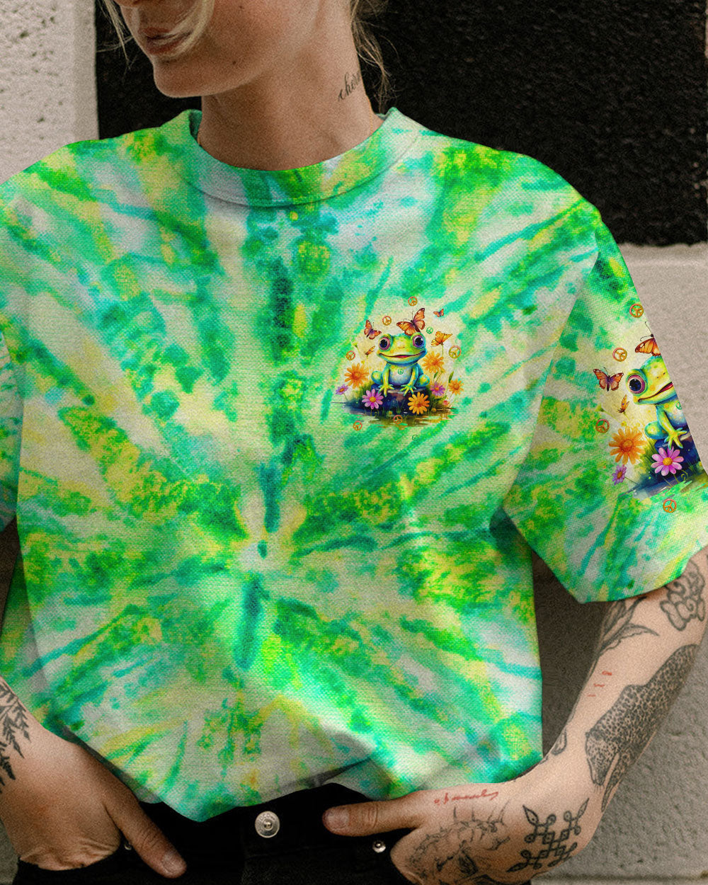 YOU DON'T HAVE TO BE ANYTHING FROG ALL OVER PRINT - TLTW1512232