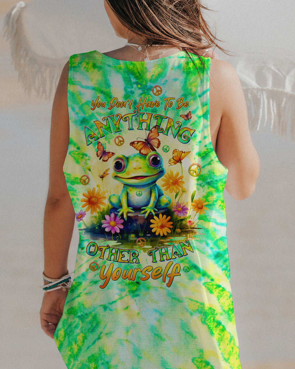 YOU DON'T HAVE TO BE ANYTHING FROG ALL OVER PRINT - TLTW1512232