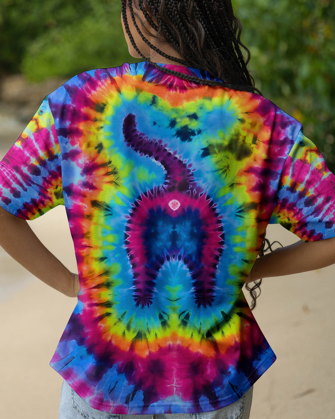 CAT TIE DYE ALL OVER PRINT - TLTW1512253