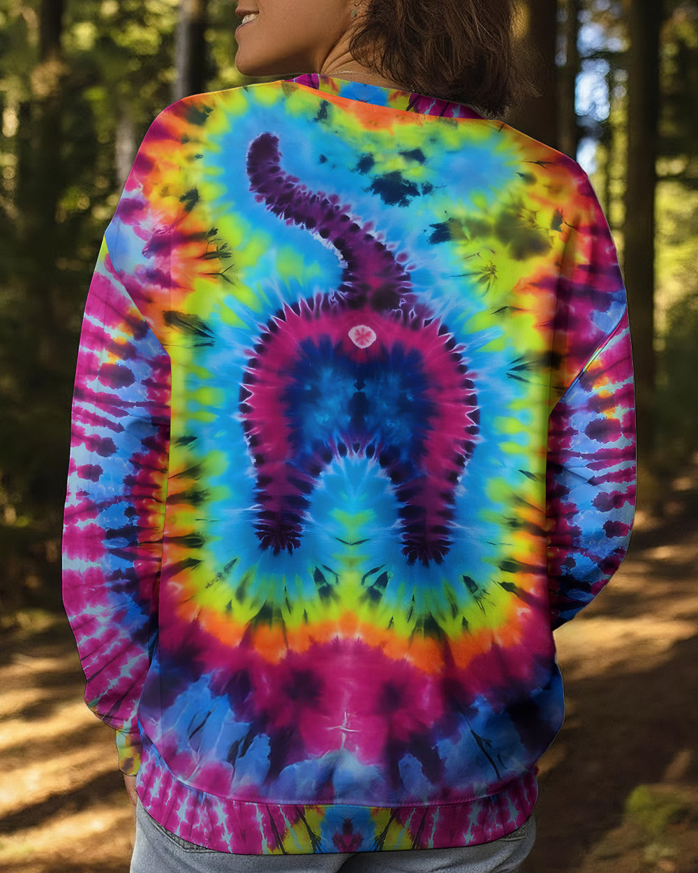 CAT TIE DYE ALL OVER PRINT - TLTW1512253