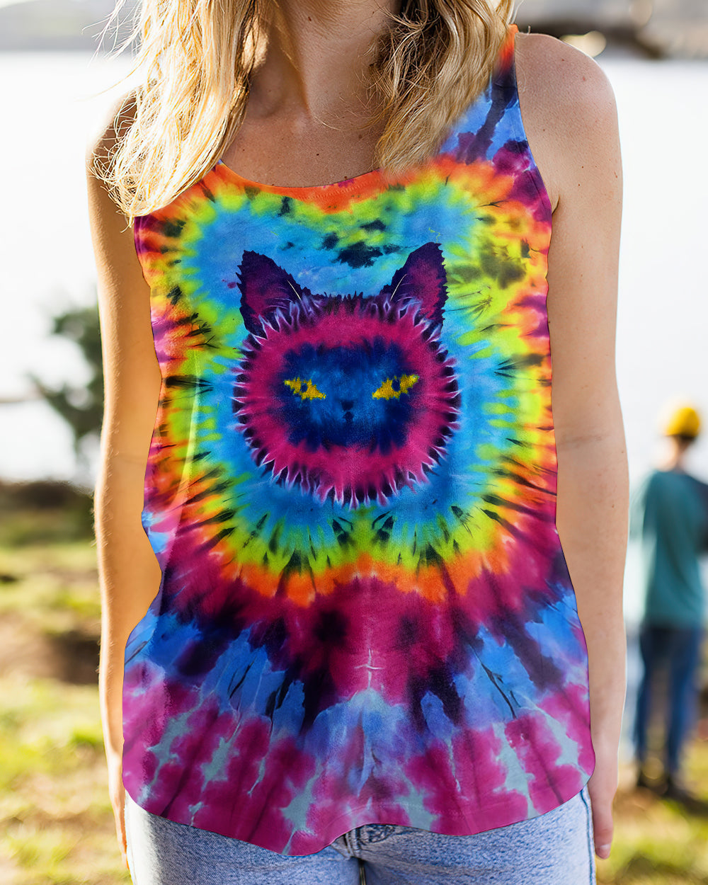 CAT TIE DYE ALL OVER PRINT - TLTW1512253