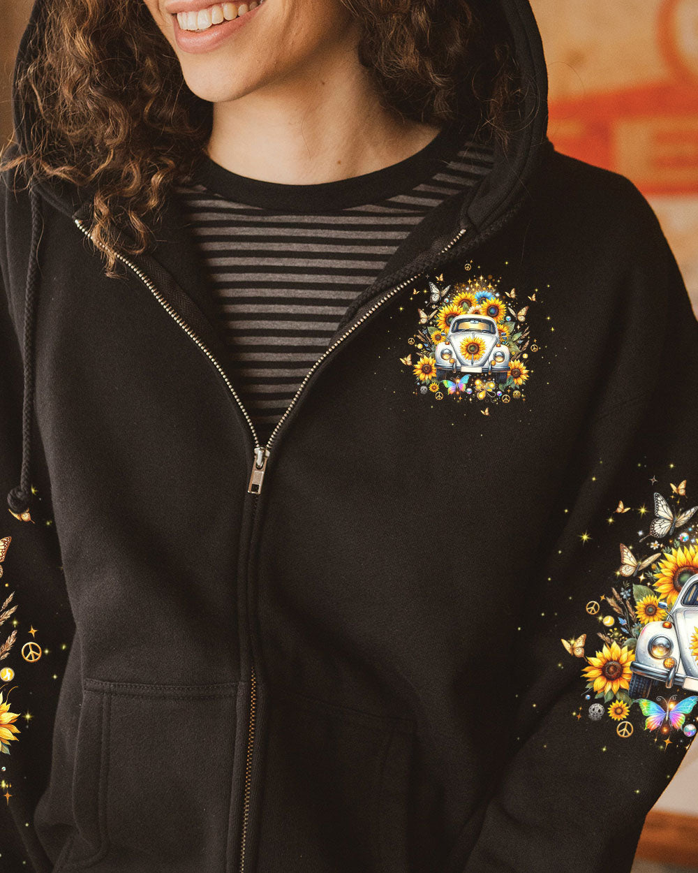 BE KIND SUNFLOWER CAR ALL OVER PRINT - TLTW1601243