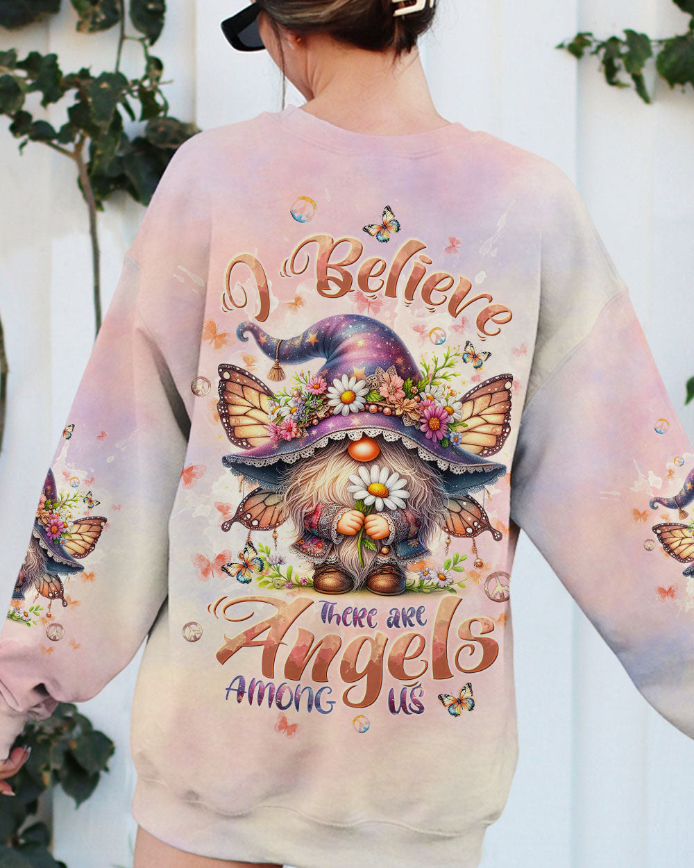 I BELIEVE THERE ARE ANGELS AMONG US GNOME ALL OVER PRINT - TLTW1604243