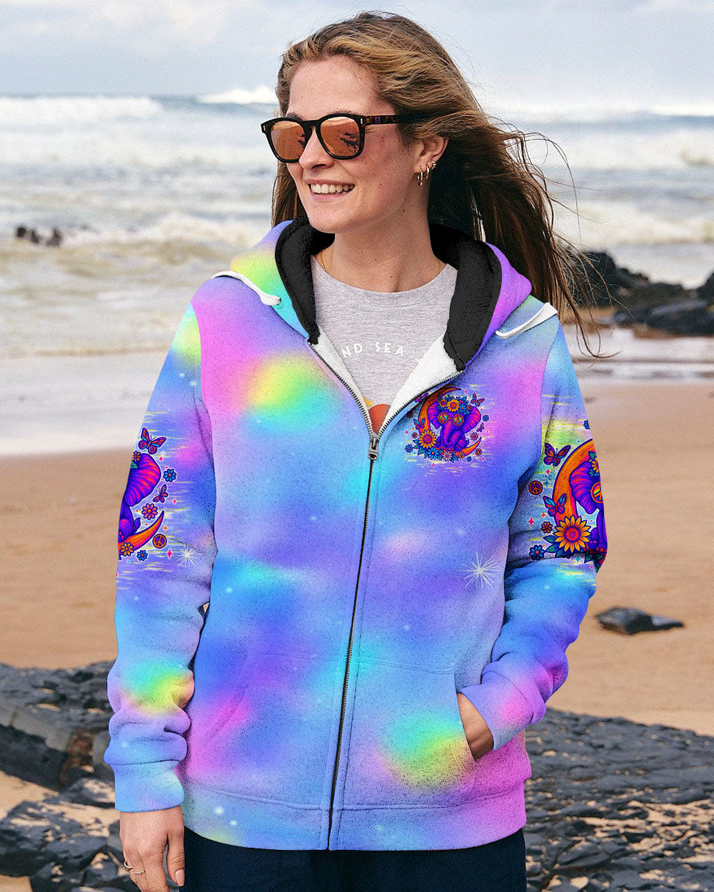 STAY WILD MOON CHILD ELEPHANT ALL OVER PRINT - TLTW1606252