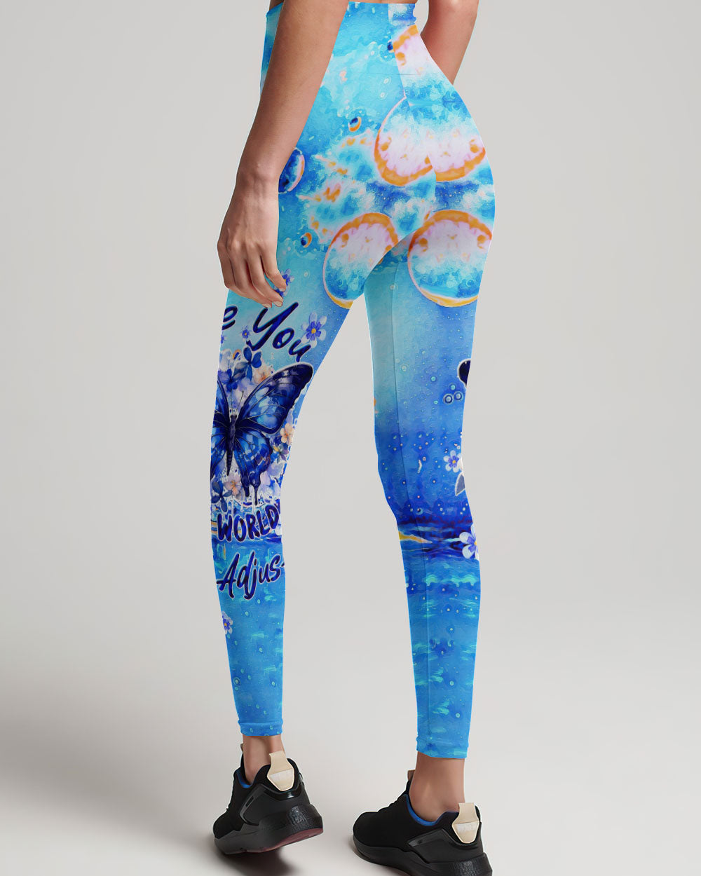 BE YOU THE WORLD WILL ADJUST BUTTERFLY ALL OVER PRINT - TLTW1608235