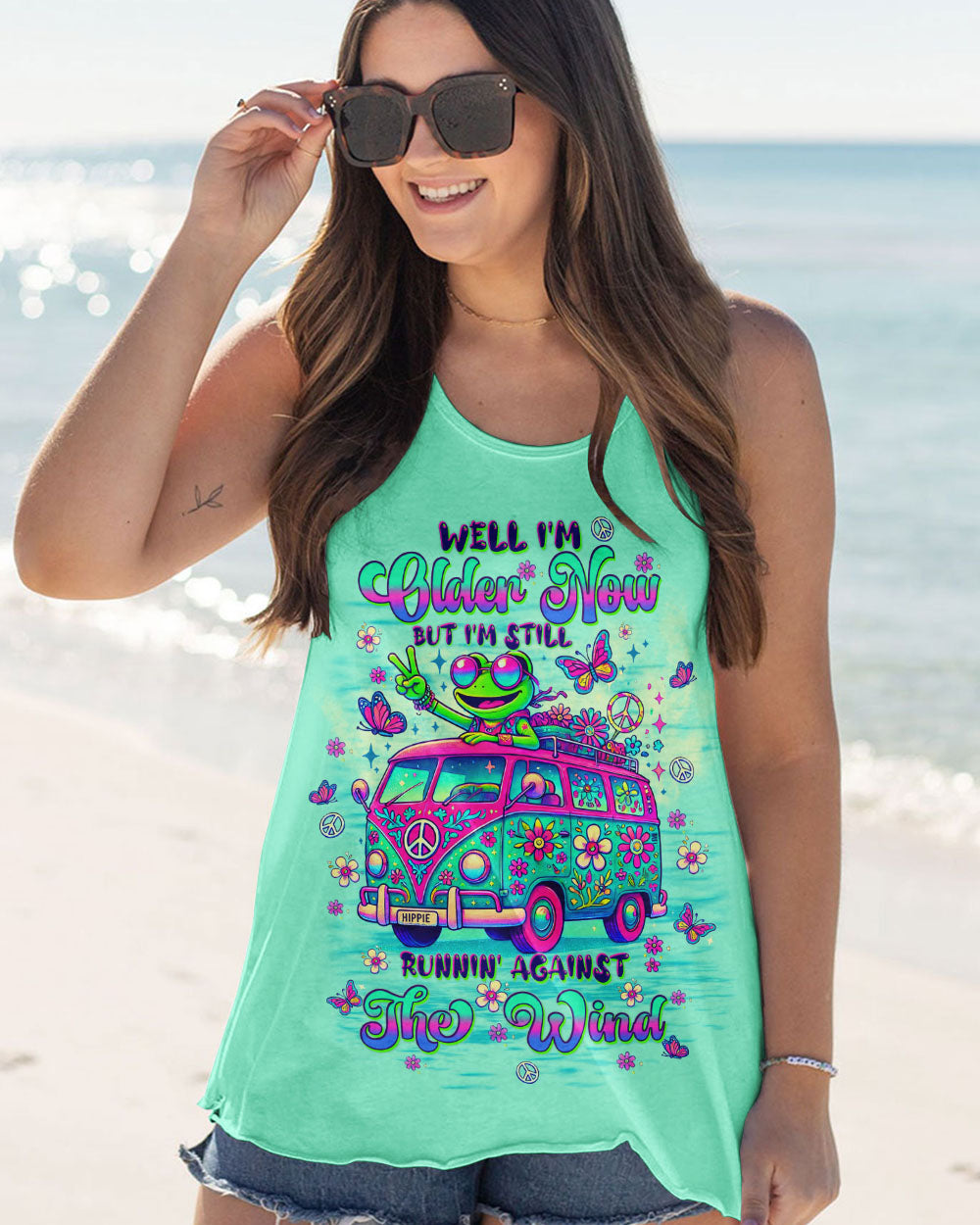 RUNNING AGAINST THE WIND BUS FROG ALL OVER PRINT - TLTW1610243