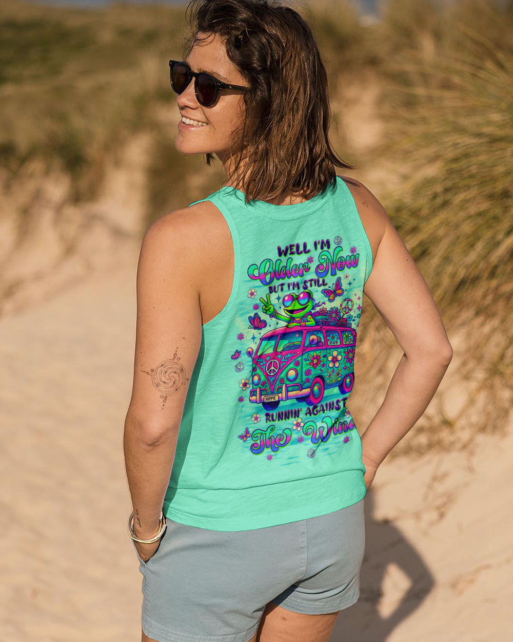 RUNNING AGAINST THE WIND BUS FROG ALL OVER PRINT - TLTW1610243