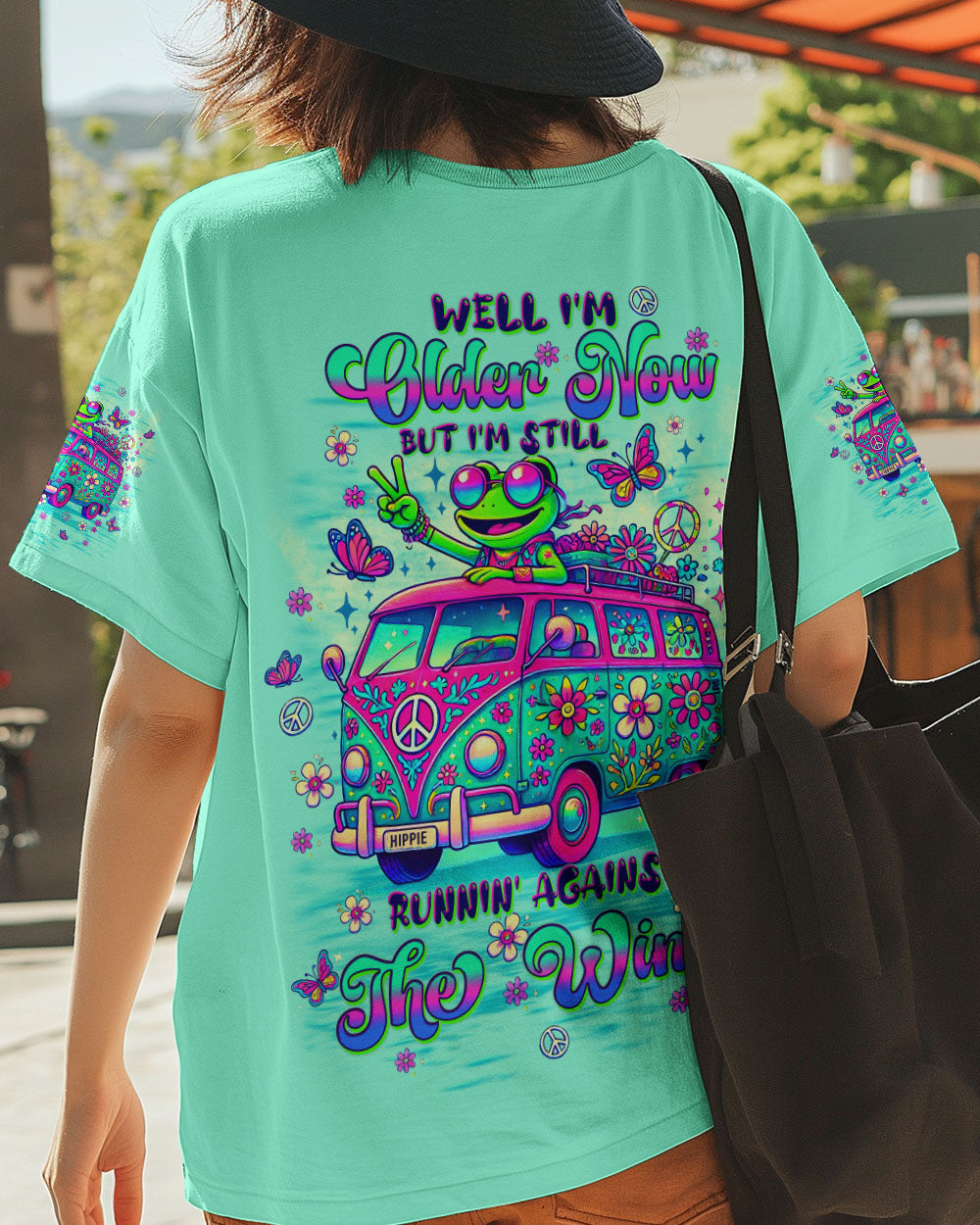 RUNNING AGAINST THE WIND BUS FROG ALL OVER PRINT - TLTW1610243