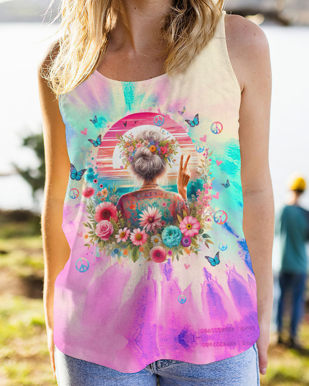 OLD HIPPIES DON'T DIE FLORAL ALL OVER PRINT - TLTW1612235