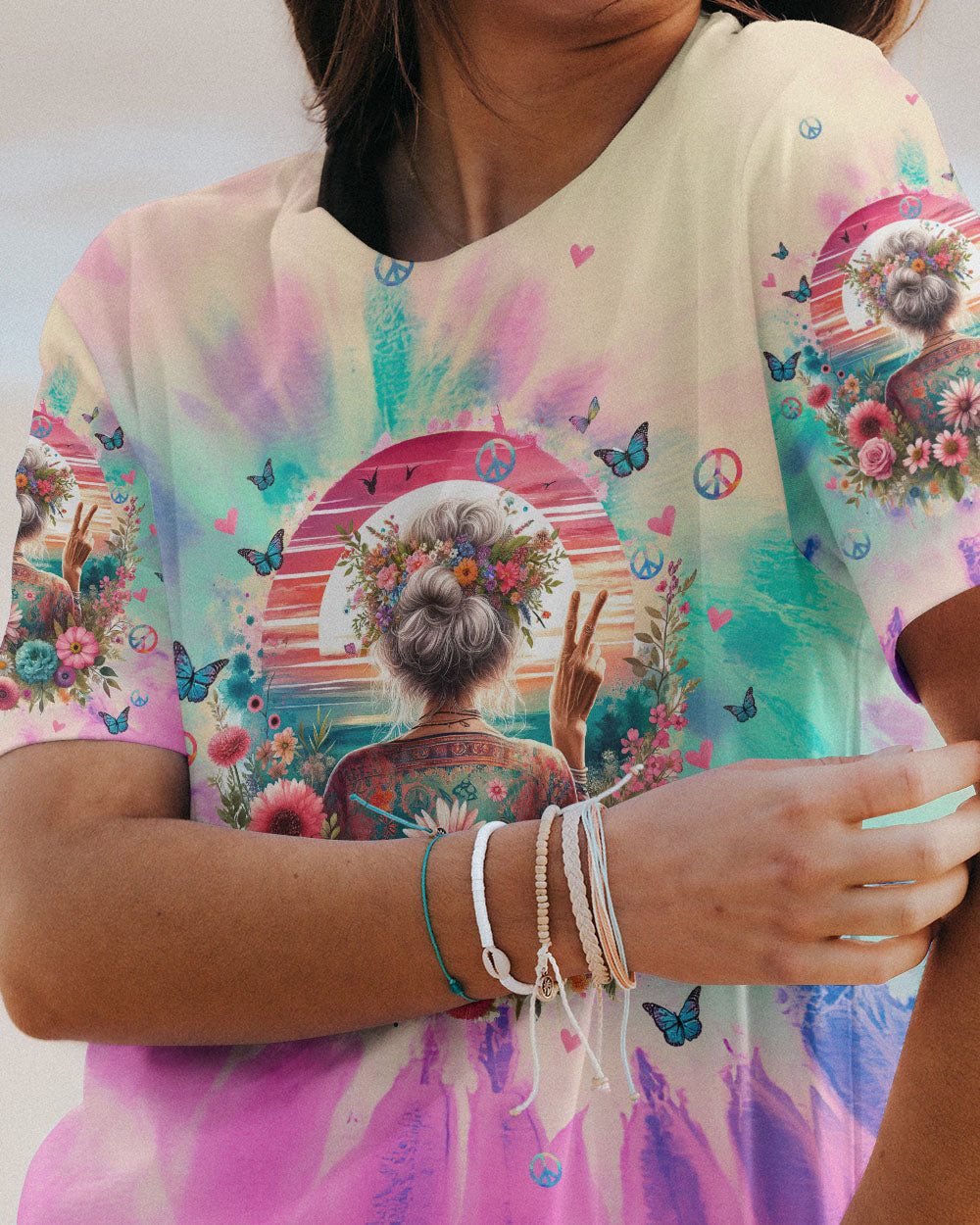 OLD HIPPIES DON'T DIE FLORAL ALL OVER PRINT - TLTW1612235