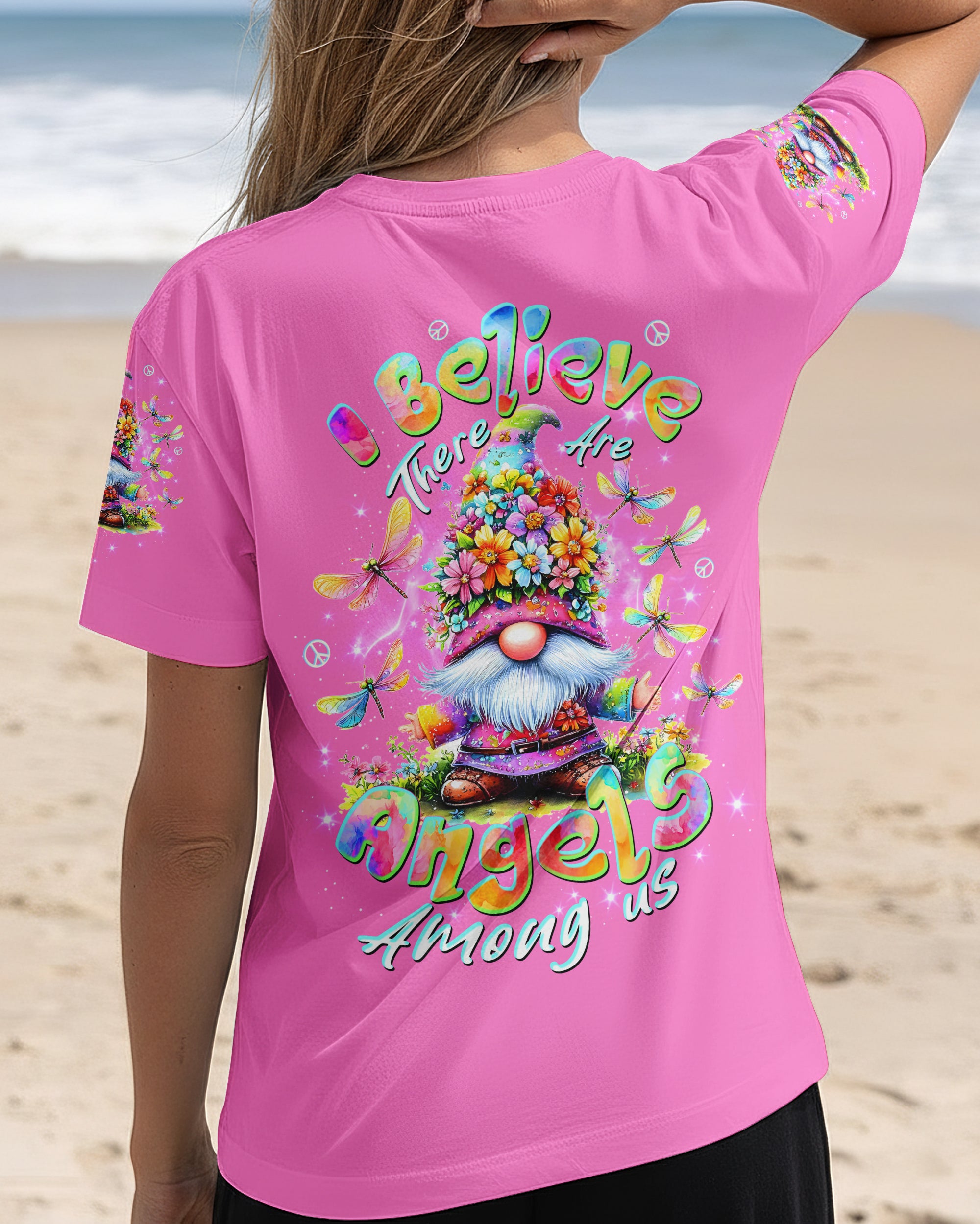 I BELIEVE THERE ARE ANGELS AMONG US GNOME ALL OVER PRINT - TLTW1612253