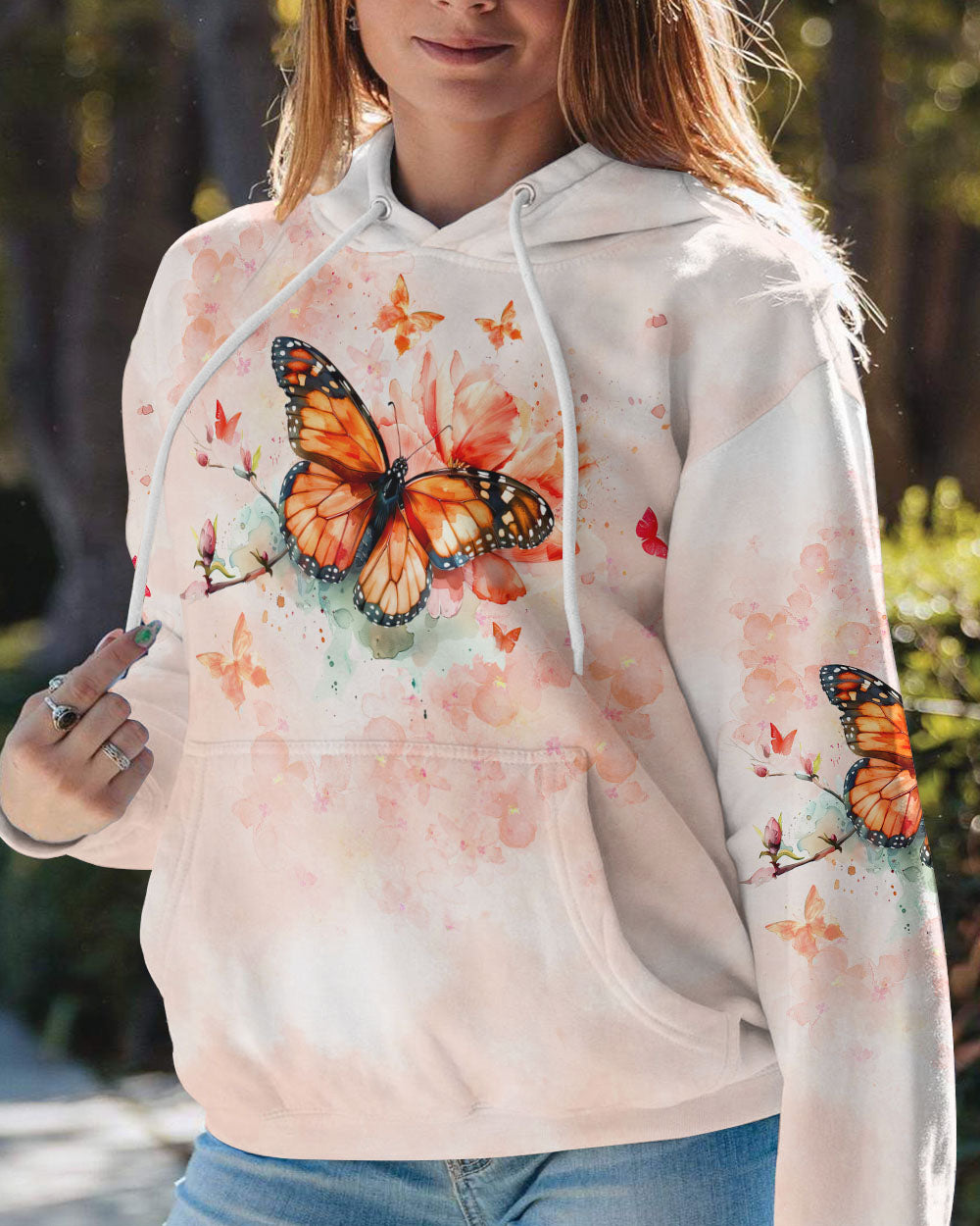 JUST BREATHE BUTTERFLY ALL OVER PRINT - TLTW1706245