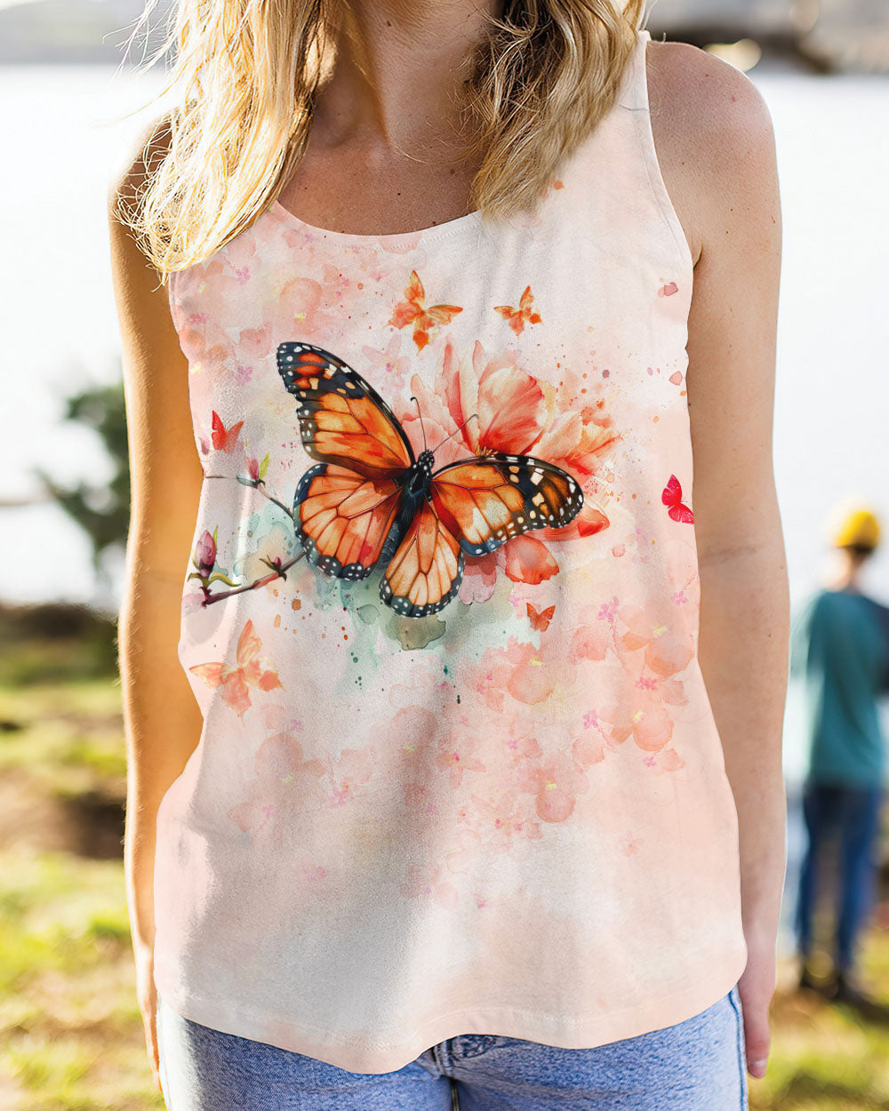 JUST BREATHE BUTTERFLY ALL OVER PRINT - TLTW1706245