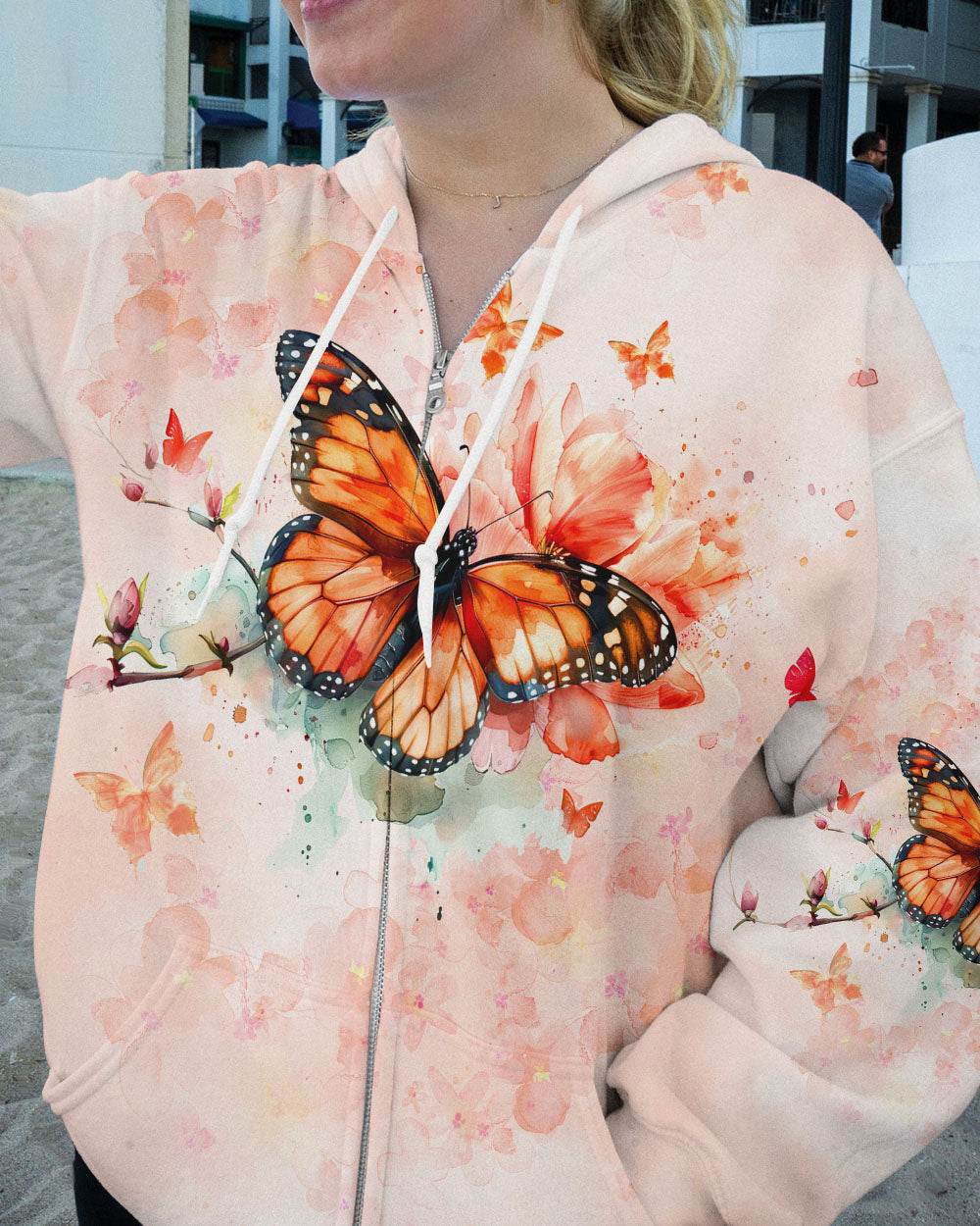 JUST BREATHE BUTTERFLY ALL OVER PRINT - TLTW1706245