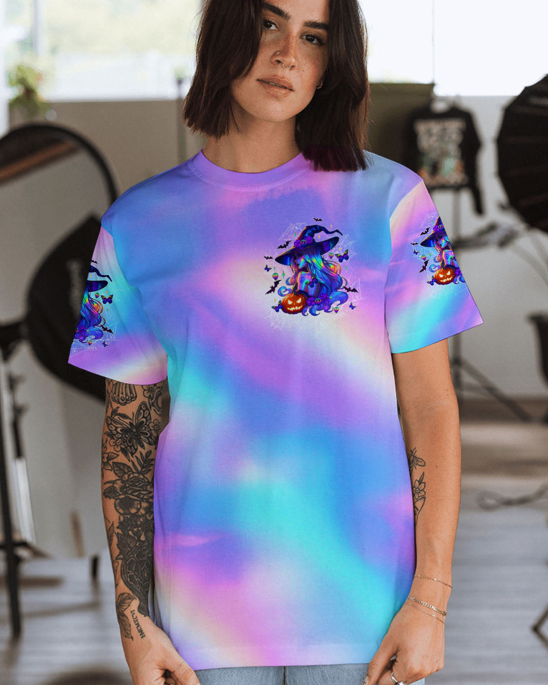 A WEE BIT WICKED WITCH HALLOWEEN ALL OVER PRINT - TLTW1706253