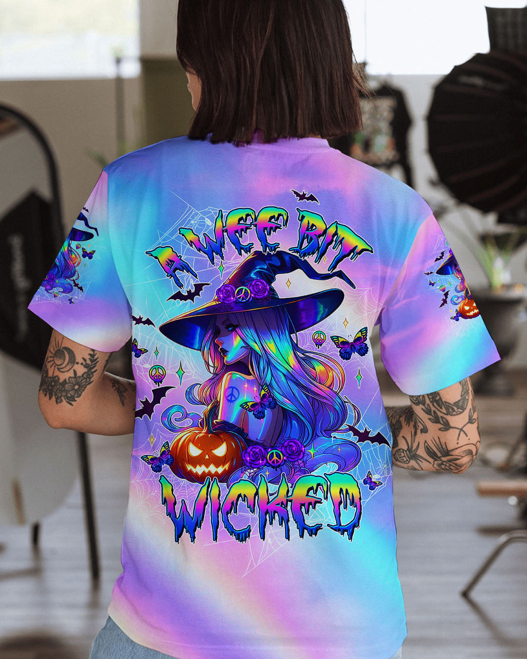A WEE BIT WICKED WITCH HALLOWEEN ALL OVER PRINT - TLTW1706253