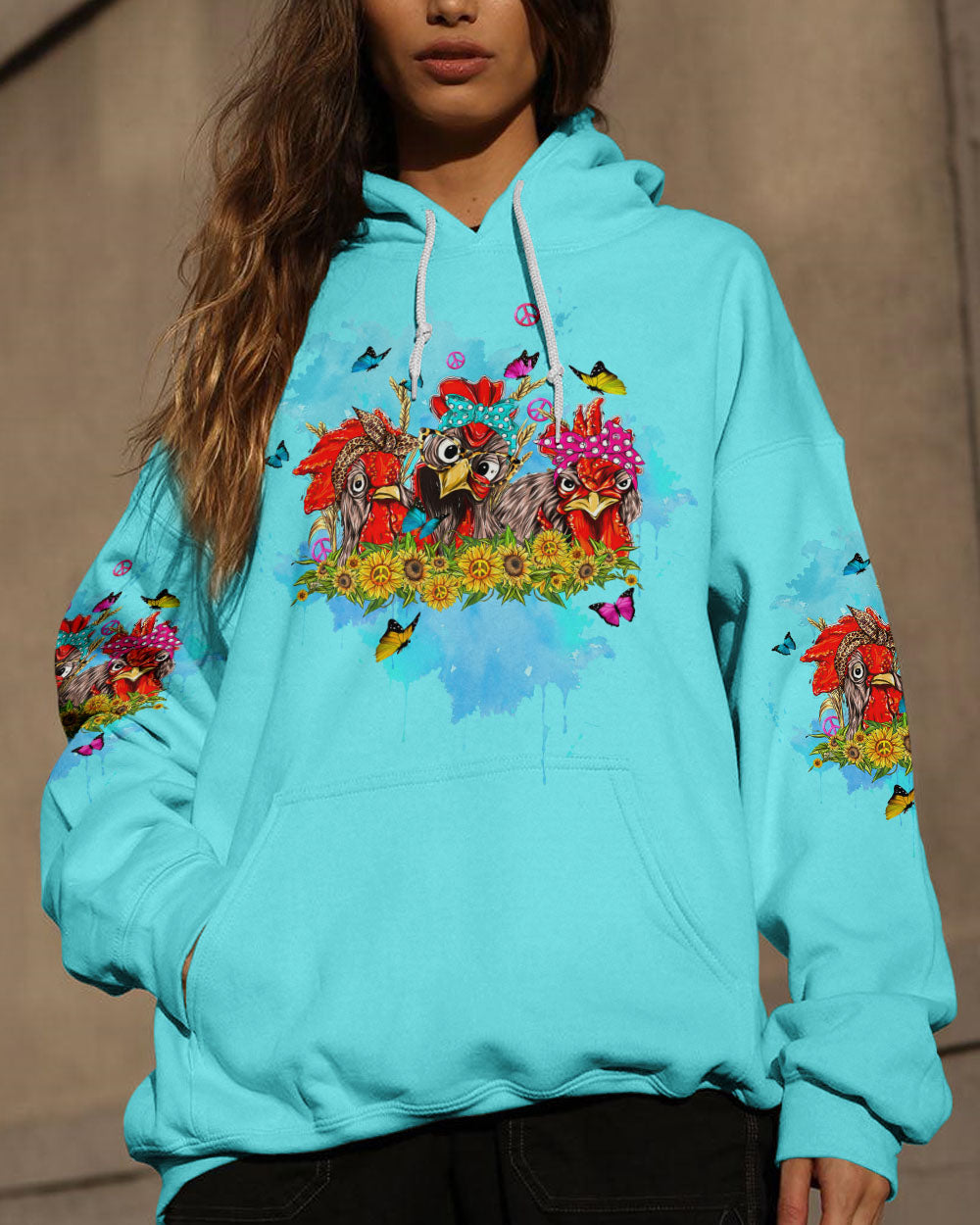 YOUR KIND OF CRAZY CHICKEN ALL OVER PRINT - TLTW1708232