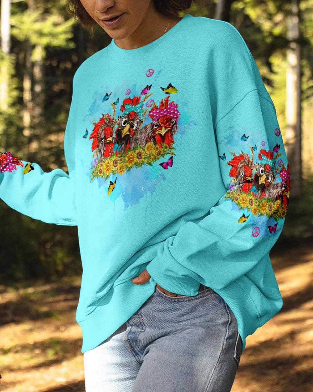 YOUR KIND OF CRAZY CHICKEN ALL OVER PRINT - TLTW1708232