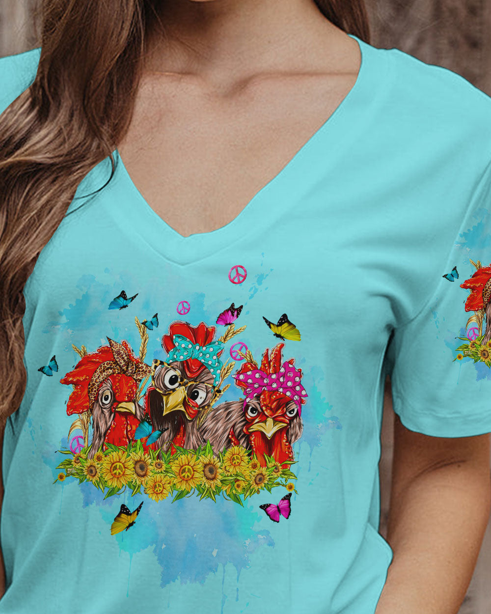 YOUR KIND OF CRAZY CHICKEN ALL OVER PRINT - TLTW1708232