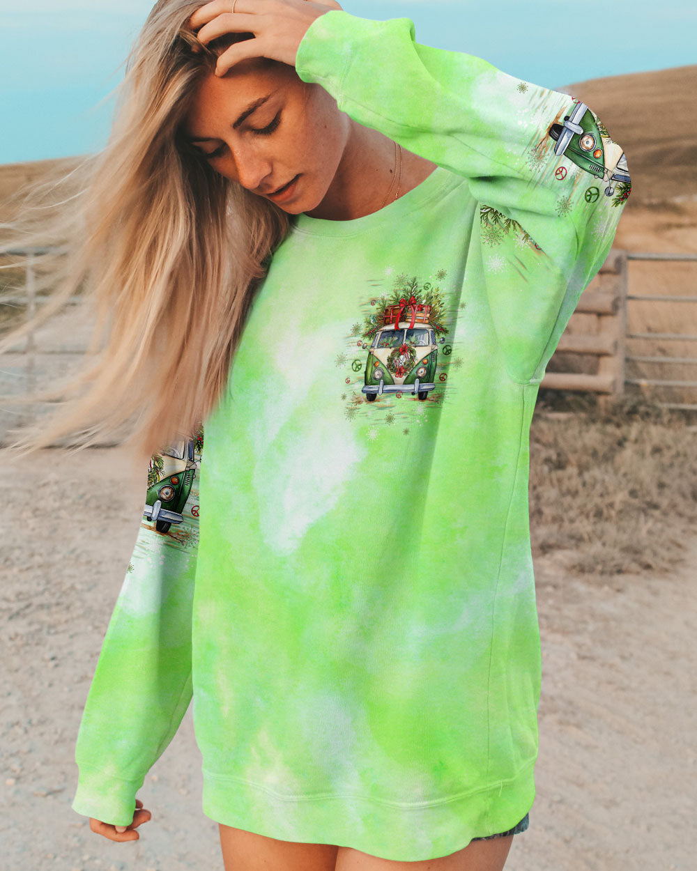 RUNNING AGAINST THE WIND BUS CHRISTMAS ALL OVER PRINT - TLTW1710243