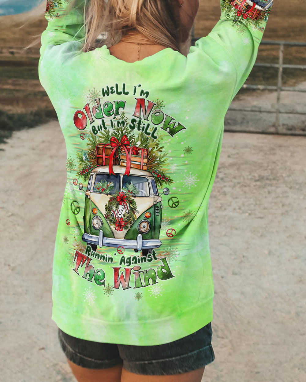 RUNNING AGAINST THE WIND BUS CHRISTMAS ALL OVER PRINT - TLTW1710243