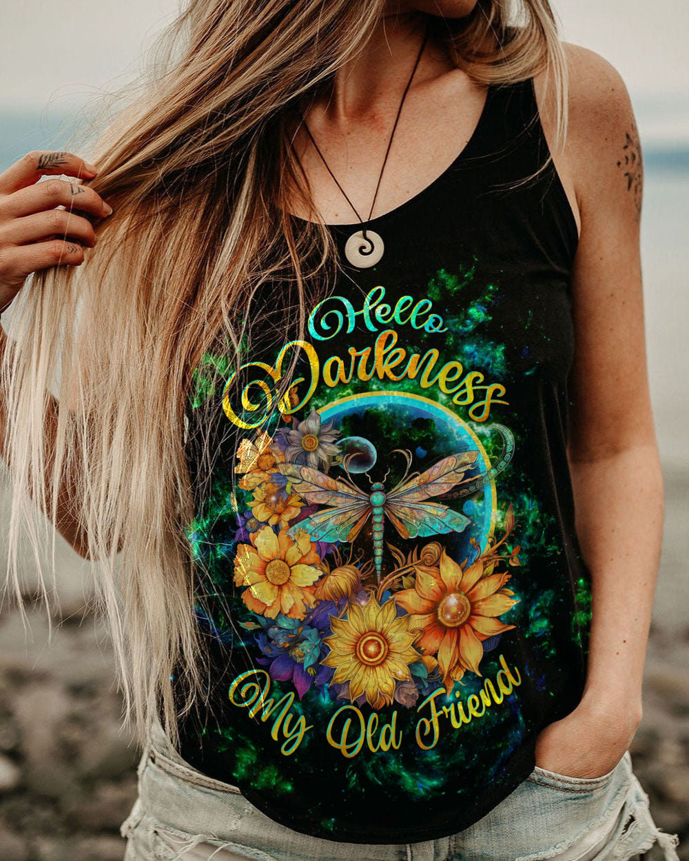 HELLO DARKNESS MY OLD FRIEND DRAGONFLY ALL OVER PRINT - TLTW1808231