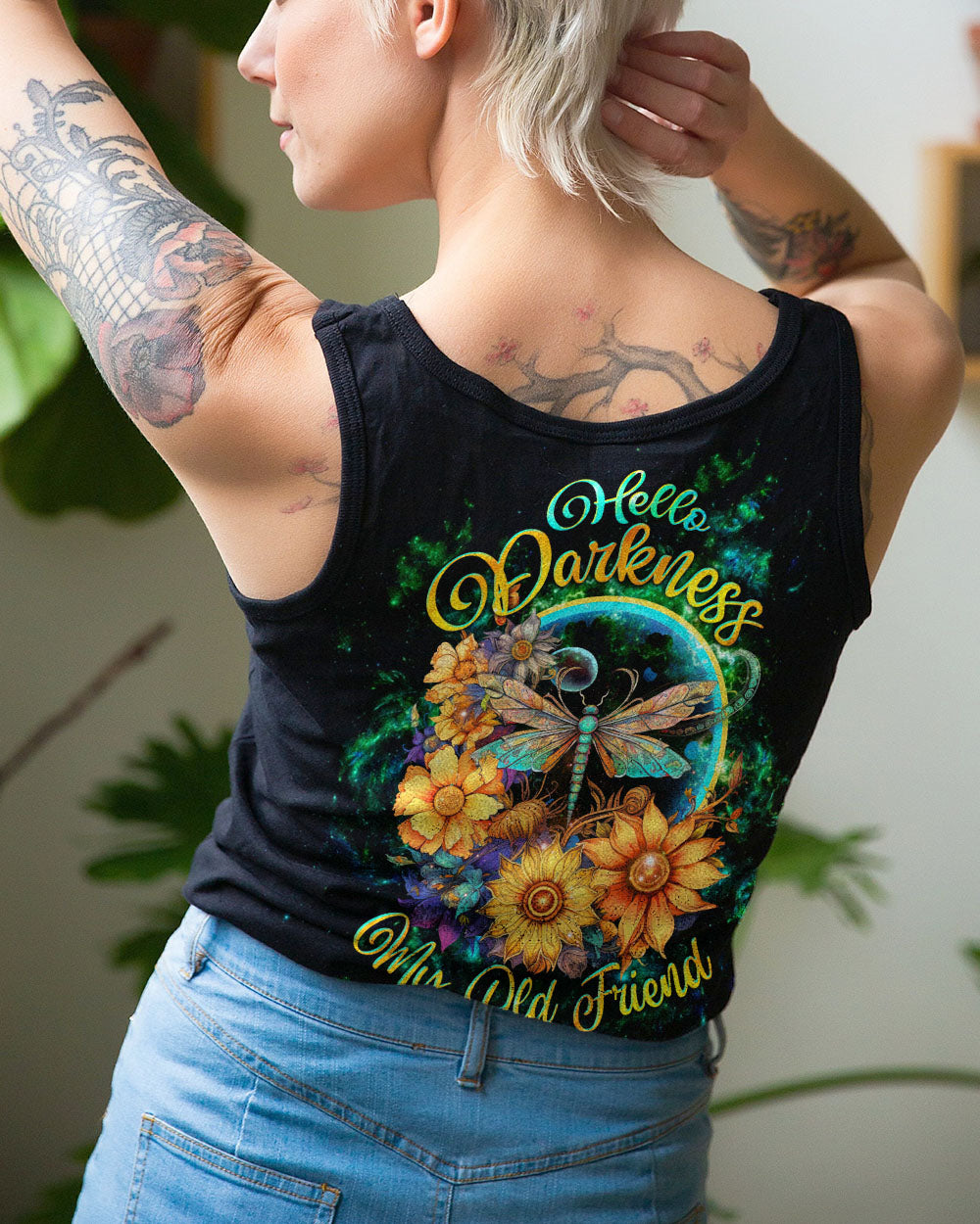 HELLO DARKNESS MY OLD FRIEND DRAGONFLY ALL OVER PRINT - TLTW1808231