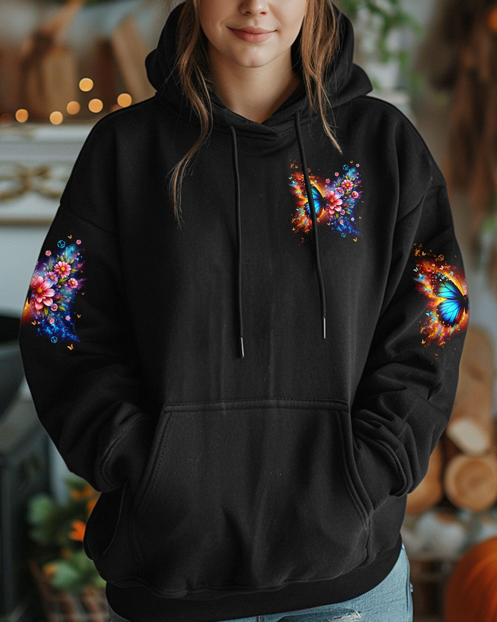 CHANGE IS SUCH A BEAUTIFUL THING BUTTERFLY ALL OVER PRINT - TLTW1810244