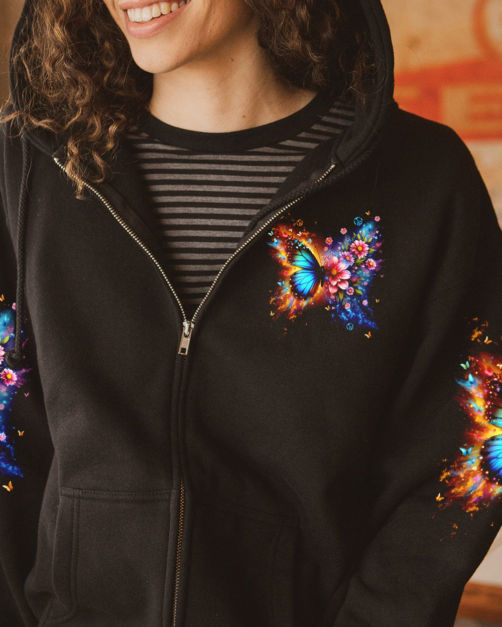 CHANGE IS SUCH A BEAUTIFUL THING BUTTERFLY ALL OVER PRINT - TLTW1810244