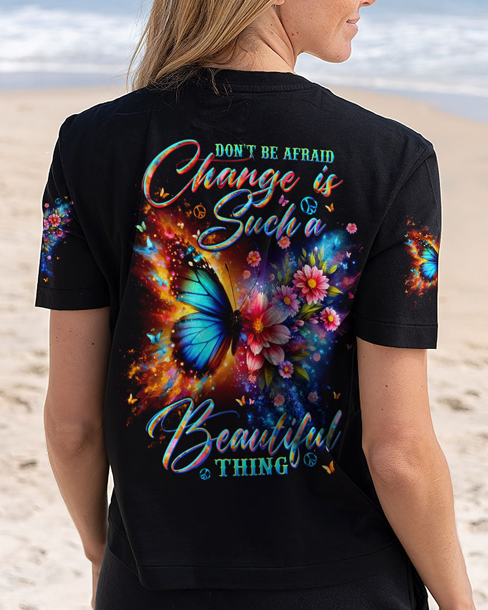 CHANGE IS SUCH A BEAUTIFUL THING BUTTERFLY ALL OVER PRINT - TLTW1810244