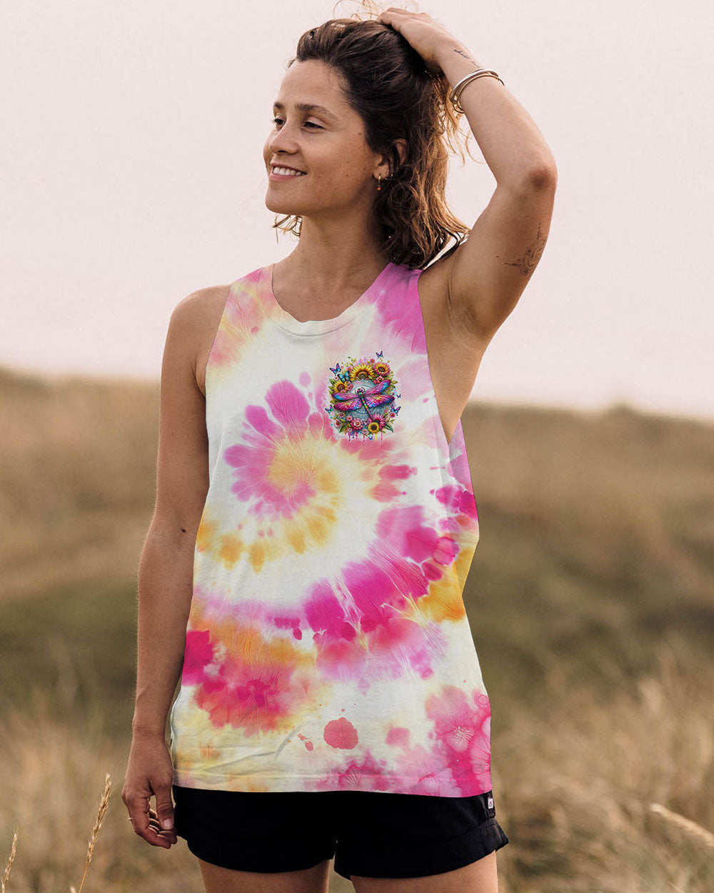SHE IS SUNSHINE DRAGONFLY ALL OVER PRINT - TLTW1901244