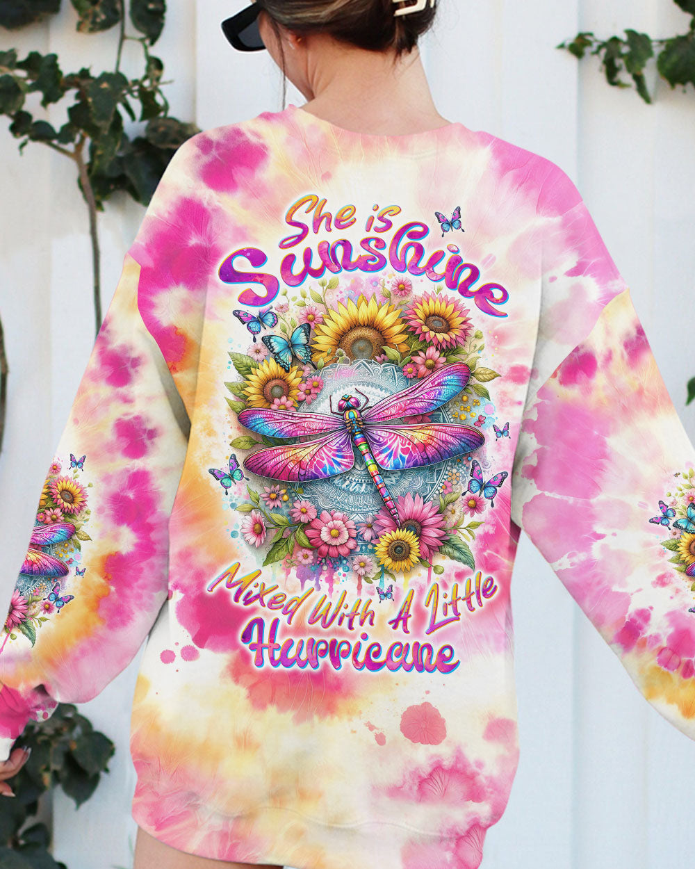 SHE IS SUNSHINE DRAGONFLY ALL OVER PRINT - TLTW1901244
