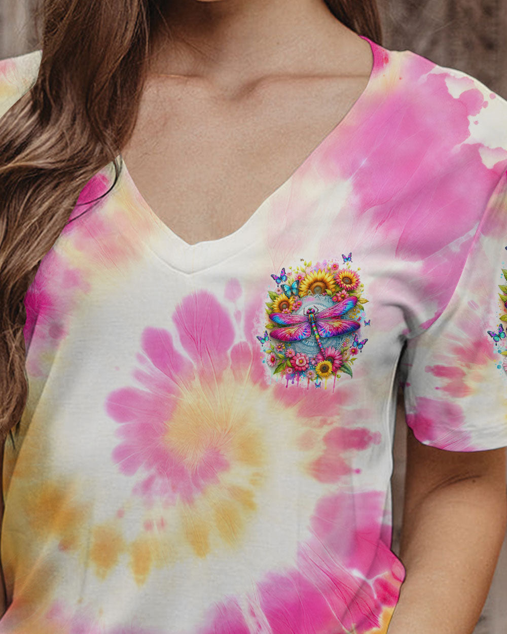 SHE IS SUNSHINE DRAGONFLY ALL OVER PRINT - TLTW1901244