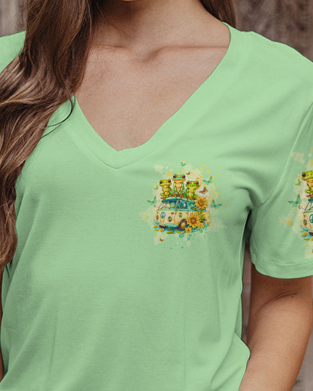 THE RIGHT PEOPLE WILL LOVE YOU FROG ALL OVER PRINT - TLTW1903243