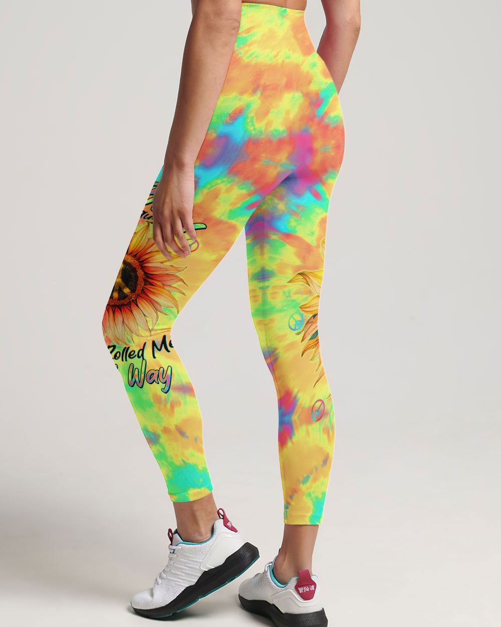 I'M BLUNT BECAUSE GOD ROLLED ME SUNFLOWER TIE DYE ALL OVER PRINT - TLTW1906232