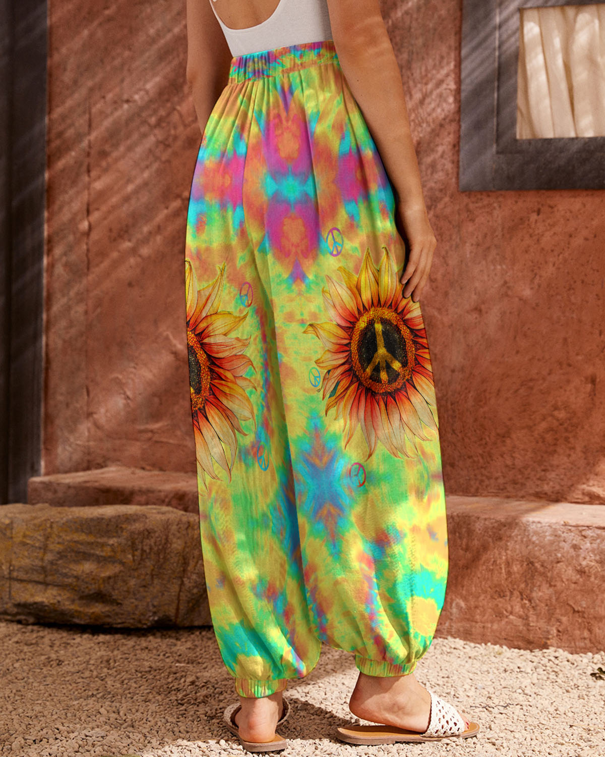 I'M BLUNT BECAUSE GOD ROLLED ME SUNFLOWER TIE DYE ALL OVER PRINT - TLTW1906232