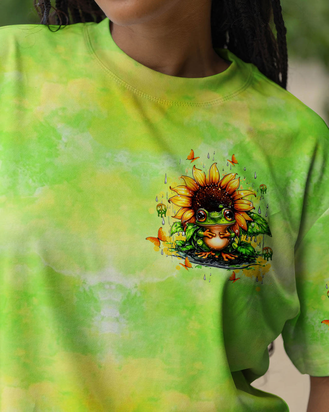 BE YOU THE WORLD WILL ADJUST FROG  ALL OVER PRINT - TLTW1906251