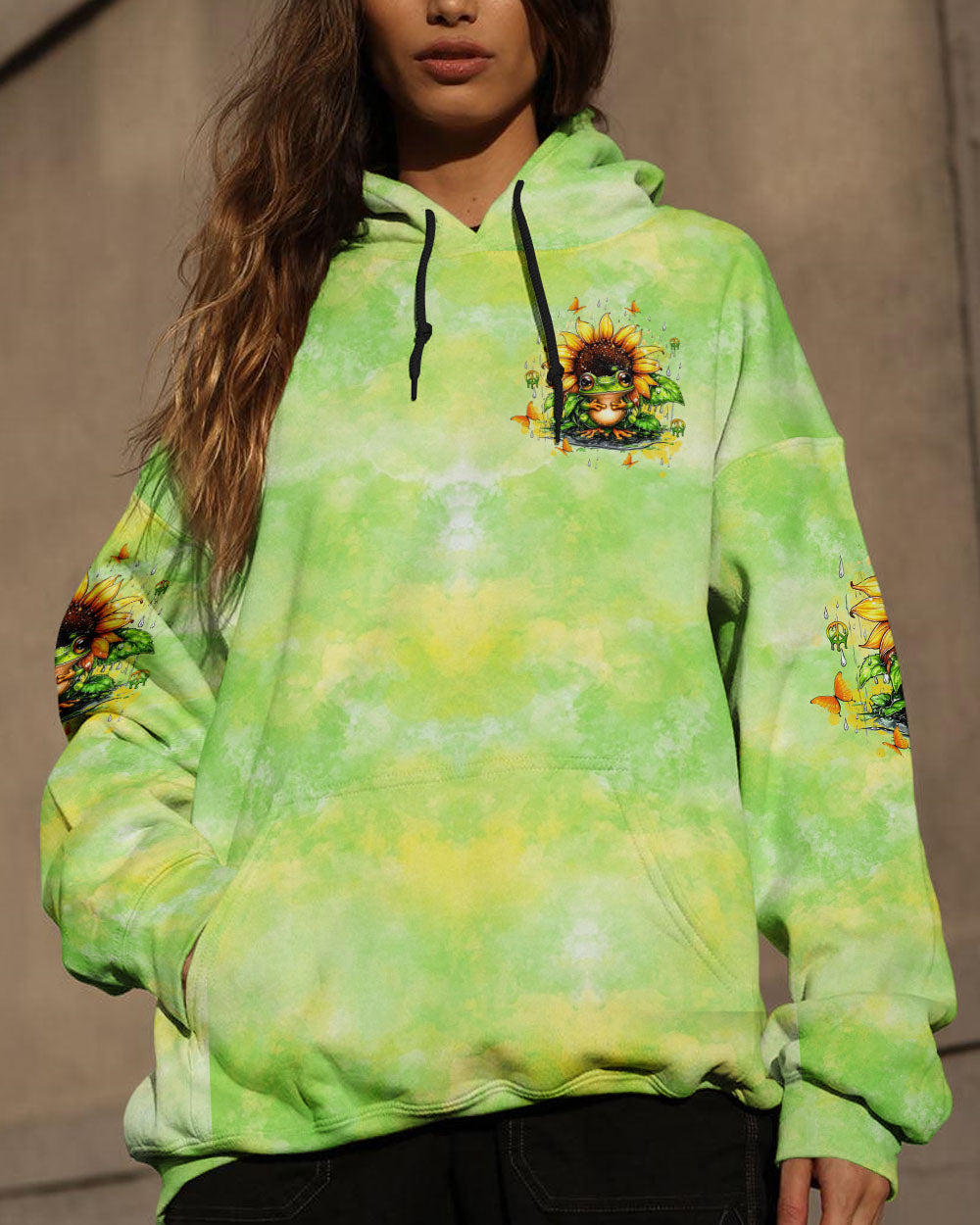 BE YOU THE WORLD WILL ADJUST FROG  ALL OVER PRINT - TLTW1906251