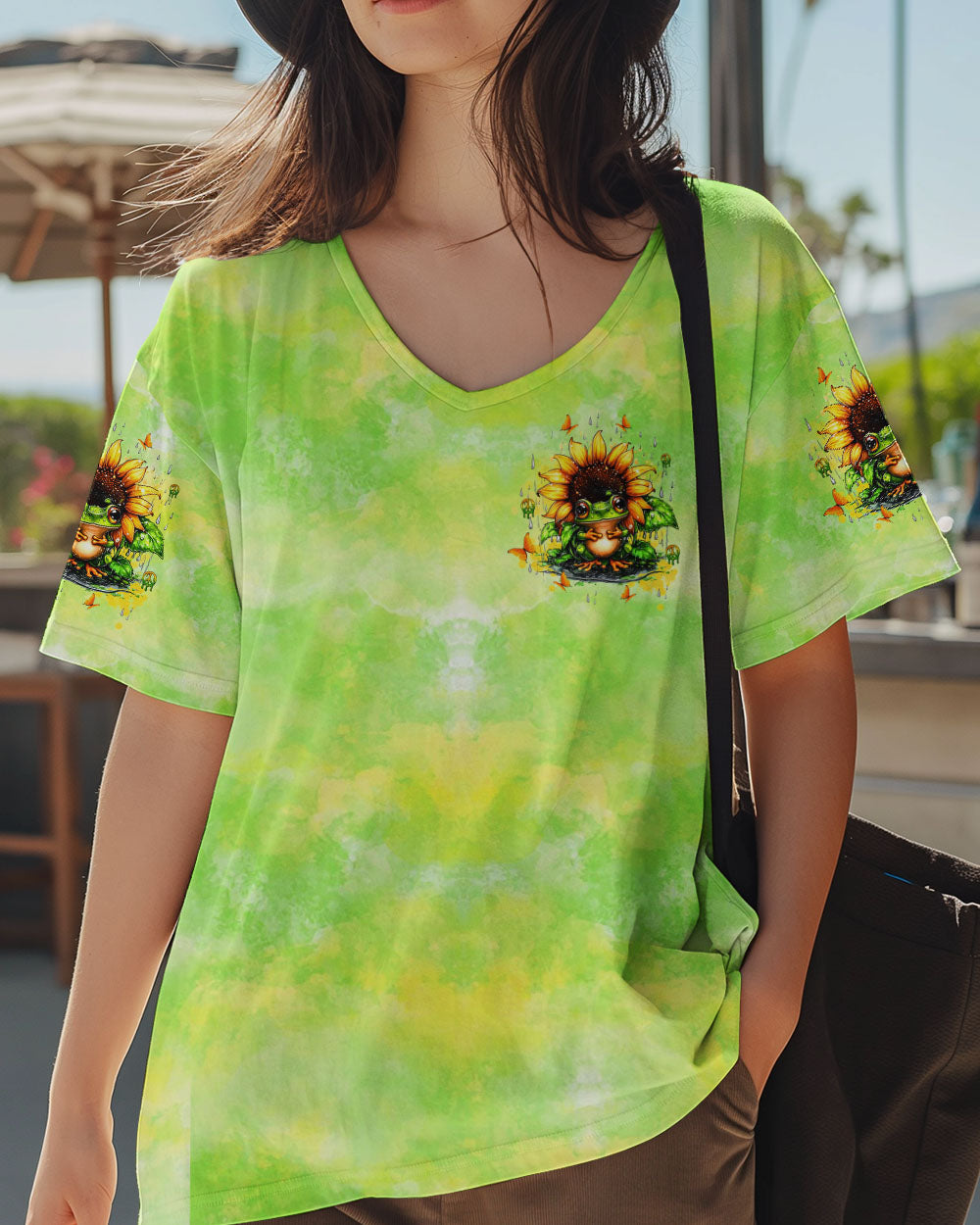 BE YOU THE WORLD WILL ADJUST FROG  ALL OVER PRINT - TLTW1906251