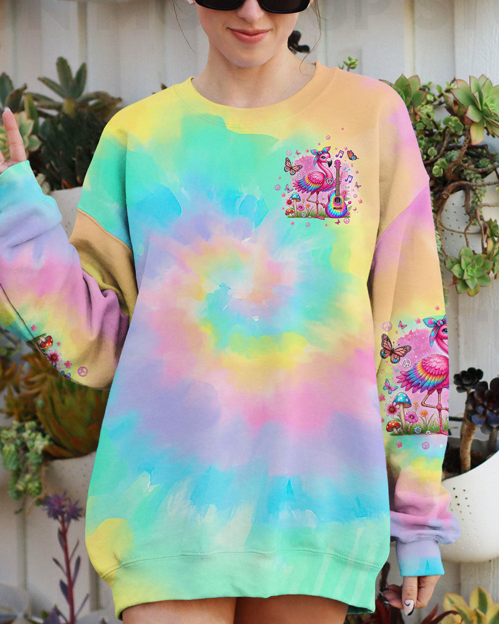 IT'S NOT HOW OLD YOU ARE FLAMINGO ALL OVER PRINT - TLTW1907243
