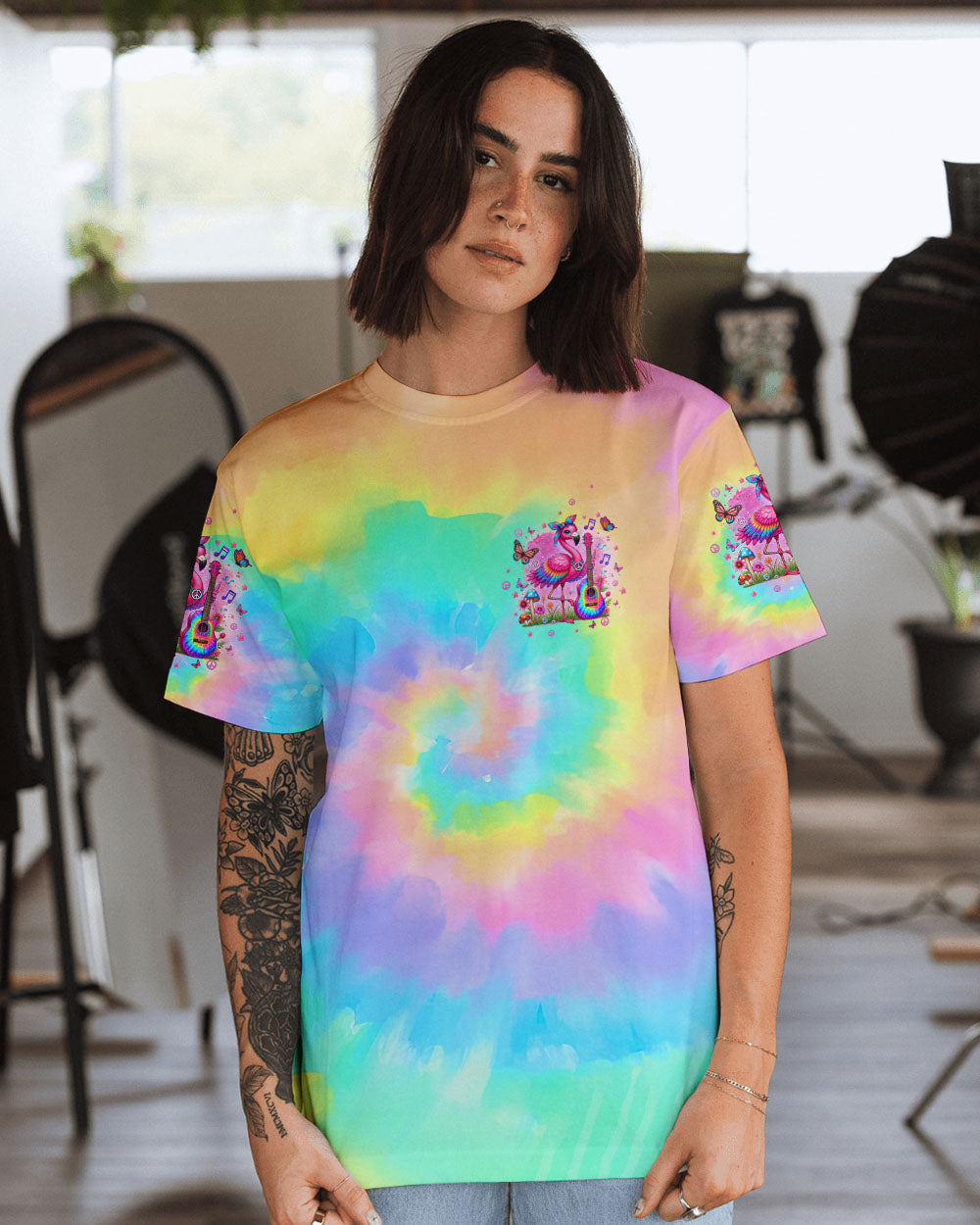 IT'S NOT HOW OLD YOU ARE FLAMINGO ALL OVER PRINT - TLTW1907243