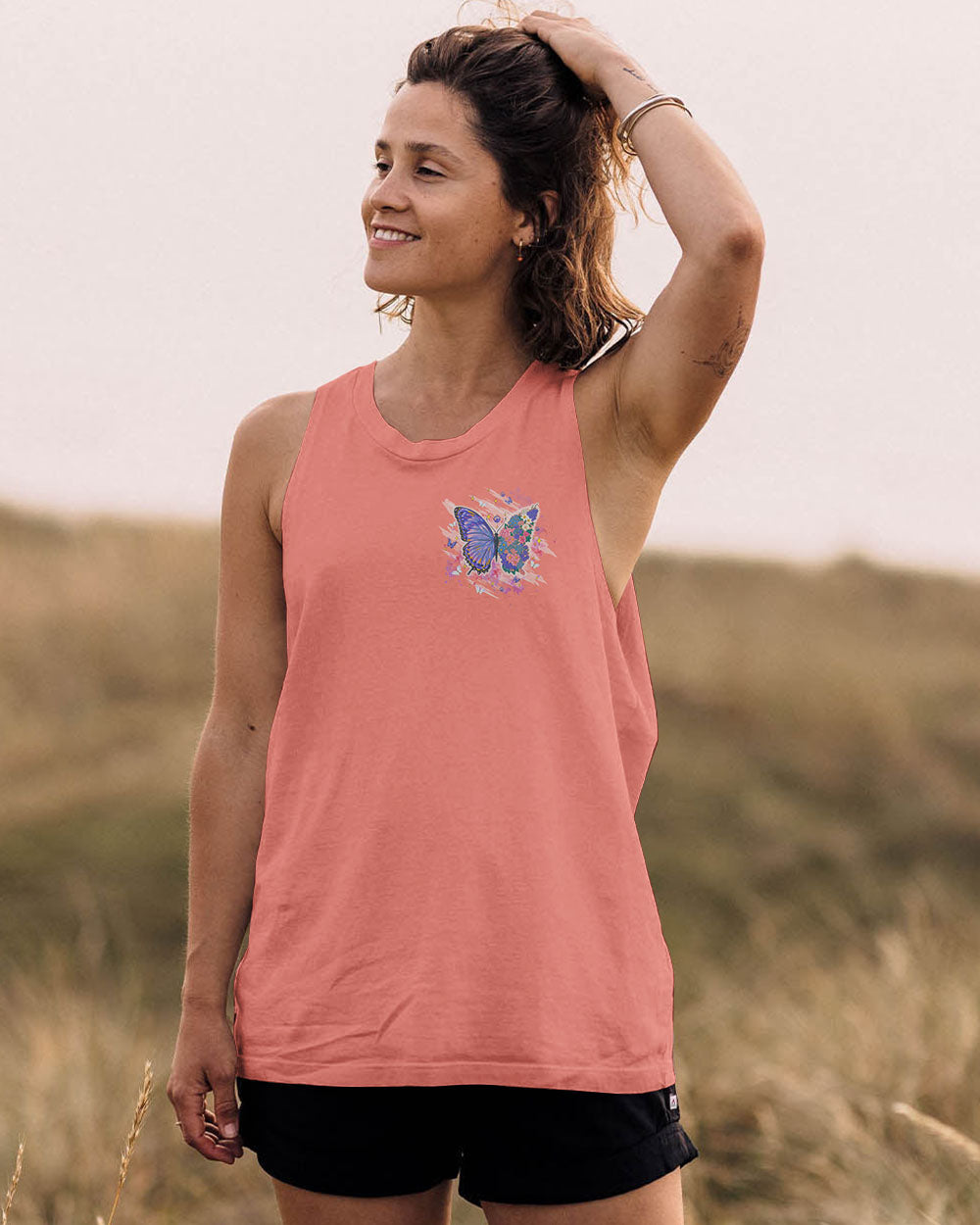 I BELIEVE THERE ARE ANGELS AMONG US BUTTERFLY ALL OVER PRINT - TLTW1908244