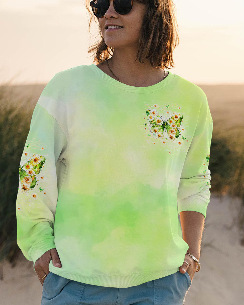 WHEN BUTTERFLIES APPEAR ANGELS ARE NEAR  ALL OVER PRINT - TLTW1910242