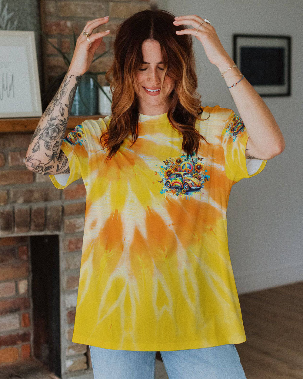 RUNNING AGAINST THE WIND TIE DYE ALL OVER PRINT - TLTW2001242