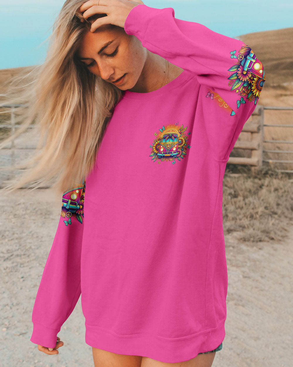 RUNNING AGAINST THE WIND BUS TIE  DYE  ALL OVER PRINT - TLTW2001254
